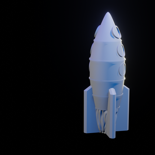 4.png Download STL file rocket • 3D printer object, 3dFix
