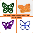 PACK-BUTTERFLY-COOKIE-CUTTER-3D-MODELS.png butterfly cookie cutter cutting 3d model pack x4