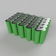 render baterii.png 18650 10S5P Battery Pack Visualization
