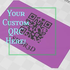 BC-AD.jpg STL-Datei Custom Contactless QRC Buisness Card・3D-druckbares Modell zum Herunterladen