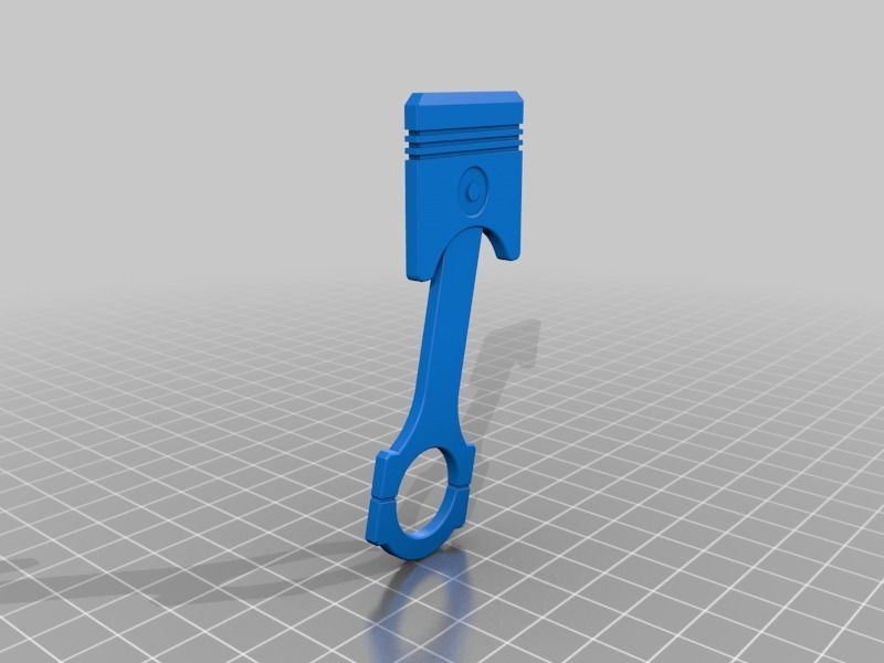 STL file Keychain Piston・3D printing design to download・Cults