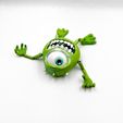 IMG_3588.jpg FLEXI MIKE WAZOWSKI PRINT-IN-PLACE articulated MONSTERS, INC. toy