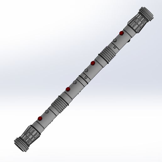 Darth Maul Lightsaber from Star Wars: The Phantom Menace 3D model