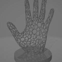 Vorohand.jpg Download STL file Voronoi Hand • 3D printable design, DrewVee