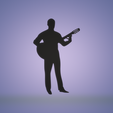 guitare.png Jazz musician shadow guitar musician