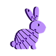 Flexi_Rabbit_Keychain.stl Porte-clés Flexi Lapin