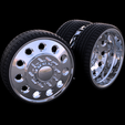 010.png STL PACK OF 10 MODELS OF DOUBLE ALUMINUM WHEELS FOR PICKUP TRUCKS