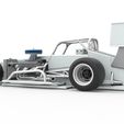 40.jpg Supermodified front engine Winged race car V4 Scale 1:25