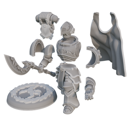 🧙 CORVIDAE PATTERN SORCERER ARMOUR・Free STL File for 3D printing・Cults