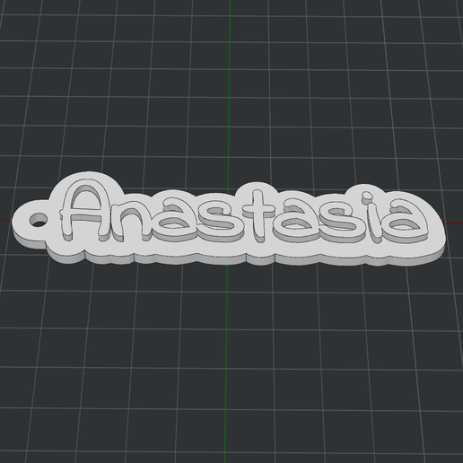Keychain Anastasia 3D model