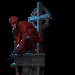 image_2021-08-26_11-32-18.png 3D file Daredevil Statue・3D printable model to download