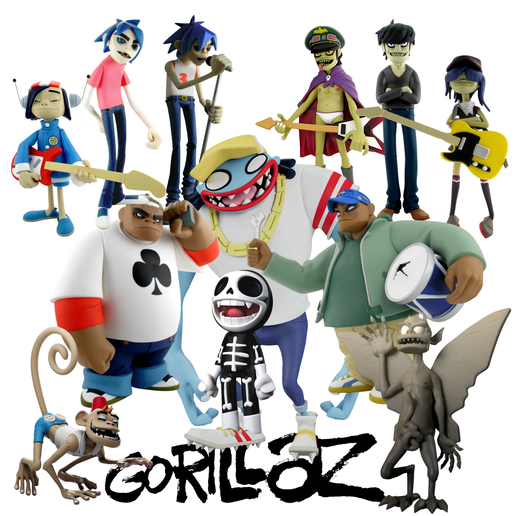 🎵 Gorillaz Ultimate Pack – 12 Collectible Figures + Extras STL