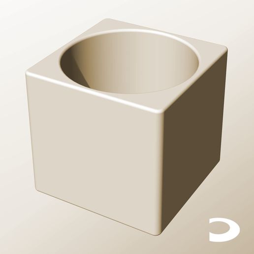 CS96-95.jpg CS96-95 Modular Stacking Container | Printable Objects - Infinite Containers