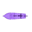 trade ship body.stl Medieval boat with folded sail and mast observation post (4) - Medieval Gothic Feudal Old Archaic Saga 28mm 15mm RPG