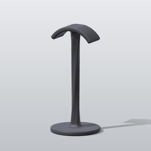 Twisted Headphone Stand – Minimalist Desk Holder for Over-Ear Headphones (240 mm)