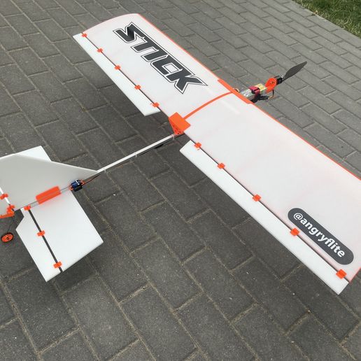 IMG_3330.jpeg Flying Stick 120cm - Hybrid 3D printed + XPS/Depron foam RC plane
