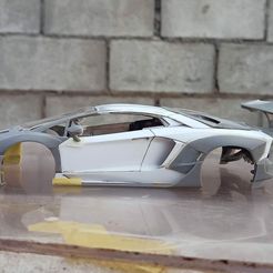 LINE_ALBUM7.jpg Liberty Walk  Aventador SV  1/24 aoshima