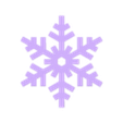 1168.stl christmas ball earring snowflake