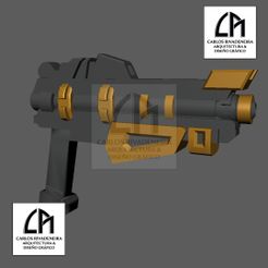 CE_Blaster-Gold-02.jpg Archivo STL Gundam CE_Blaster・Objeto de impresión 3D para descargar