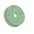 Puleggia-Differenziale-GT2-39denti-02.png GT2 pulley for differential gears buggy scale 1:8
