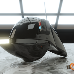 Render_pre_commupgrade.png Download STL file Imperial Gunner 3D Printable Helmet • 3D printable template, Geoffro