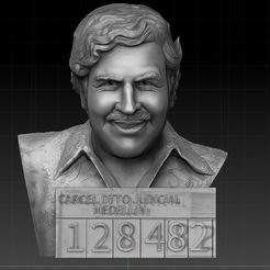 pastor-bSDelga.jpg OBJ file Escobar Smiling・3D printing design to download, JoacoKin