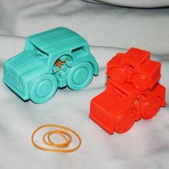 CarCollectionIII_add.jpg Free STL file Rubber Band Powered Car Collection III (additional)・3D printing template to download