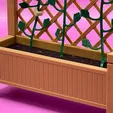 il_fullxfull.6741779804_rnj3.webp 微型高架花盆箱 3D STL - 用于玩偶之家和透视模型的 1:12 比例室外花园花床，用于 3D 打印的数字文件，授权许可