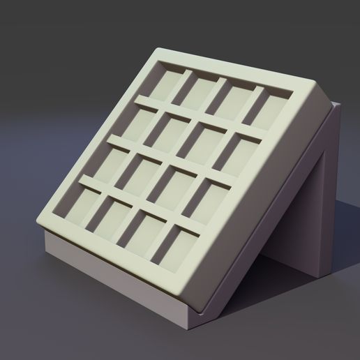 stand_4x4.jpg Artisan Keycap Tray -DIGITAL FILES FOR 3D PRINTING - KEYCAP TRAY FOR ARTISAN KEYCAP