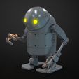 4.jpg 3D file Nier Automata - Small stubby Robot Toy・3D print object to download