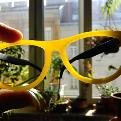 Sunglasses 3D printing.png Download free STL file Sunglasses • 3D printing template, unwohlpol