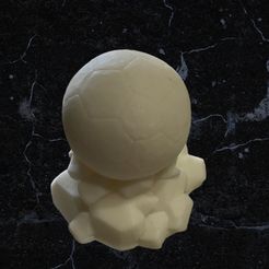 IMG-6222.jpg STL file golden ball trophy・Template to download and 3D print