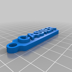 casier.png Free 3D file Porte clé pour la clé du casier・3D printer model to download