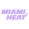 Miami Heat Stand Logo Letter v1.stl STL file Miami Heat Stand Logo NBA・3D printer model to download, Upcrid