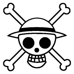 ONE-PIECE-SKULL.png One Piece logo laser cut file svg