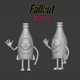 bottle matcap.jpg Fallout Nuka World Bottle figure