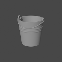 Free STL file Free Water bucket 🆓・3D printer model to download・Cults
