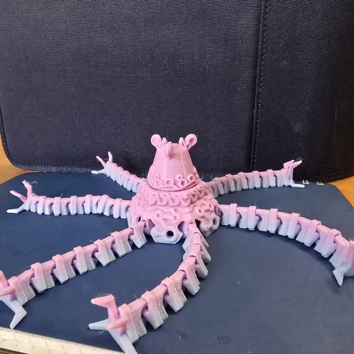 3D printable Ancient Guardian - Flexi Articulated Monster with rotating ...
