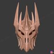 11.jpg Sauron Helmet - Lord Of The Rings 3D print model
