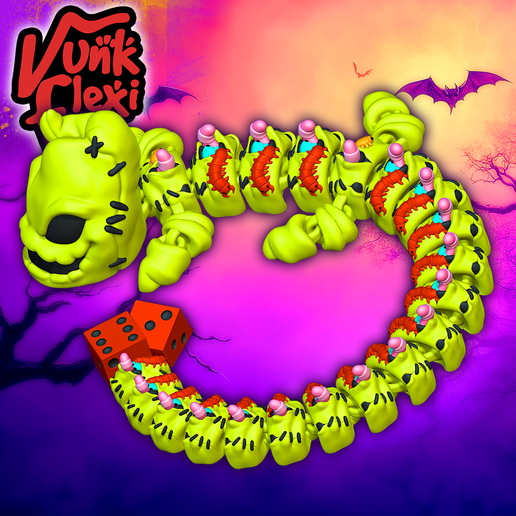 Img26.png Oogie Boogie Dragon MultiColor Flexi Print-In-Place + figure