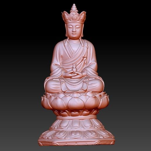 Kshitigarbha buddha 3D model