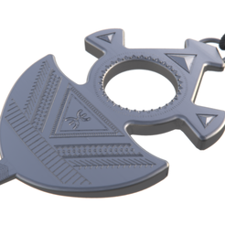 untitled.146.png Fichier STL PENDENTIF BERBÈRE TOUAREG TIFINAG AVEC ANNEAU MODÈLE D'IMPRESSION 3D・Idée pour impression 3D à télécharger