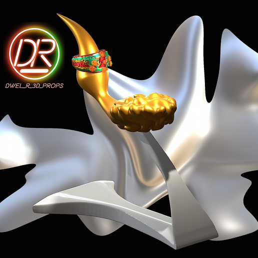 🐉 Dragon Ball Z Fanatic Ring (Fan-Art)・ STL File for 3D printing・Cults
