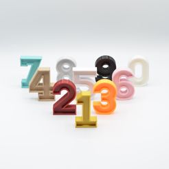 Instagram_2.jpg Fichier STL gratuit Chiffres de 0 à 9・Plan pour impression 3D à télécharger