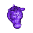 Horse_head_v2_stl.stl Clicky Animal Collection (FREE)