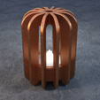 TeaC-12-Pill-Fins-Lg.png TeaC | Tea Light Holder | Fins Top (12) *Lg