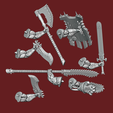 LeftArms.png Fichier 3D Matthew l'épéiste, deuxième des octahaunted・Objet imprimable en 3D à télécharger