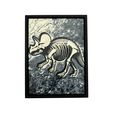 dino-fossil-frame-3-4-03.jpg Dinosaur Fossil Wall Art