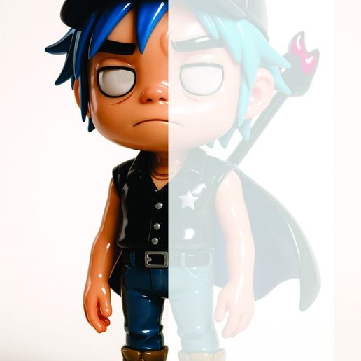 D2 Gorillaz 3D model
