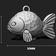7.jpg Fish 01 - Pendant - 3D Print - Aquarium